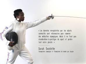 sarah daninthe à l'émission arte futuremag sur le sport connecté